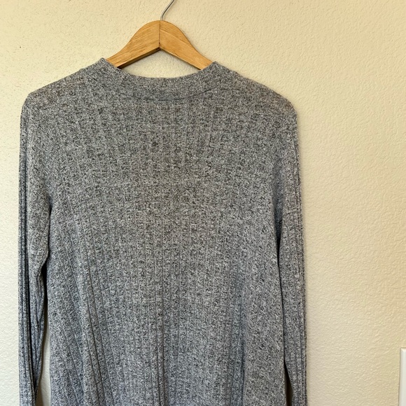 Mossimo Supply Co | Gray Long-Sleeve Short Sweater Dress - Picture 3 of 11